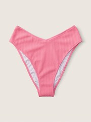 Victoria's Secret PINK Dreamy Pink High Waisted Crinkle Bikini Bottom - Image 3 of 4