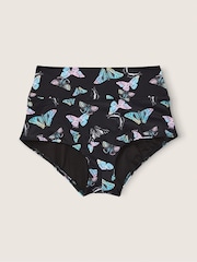 Victoria's Secret PINK Dark Charcoal Grey Butterfly High Waisted Bikini Bottom - Image 3 of 3