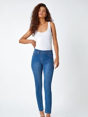 Roman Blue Originals Full Length Denim Jegging - Image 1 of 5