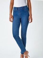 Roman Blue Originals Full Length Denim Jegging - Image 4 of 5