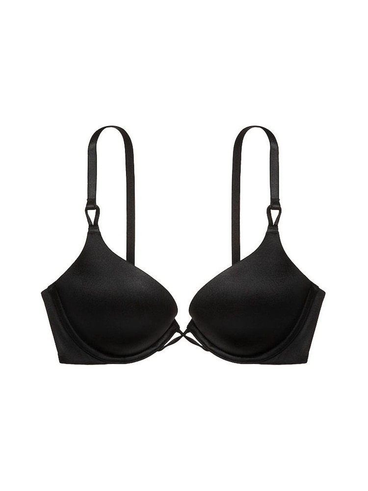 Victoria's Secret Black Add 2 Cups Smooth Push Up Bra - Image 3 of 3