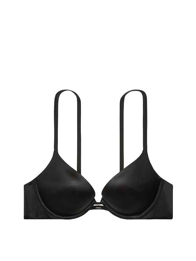 Victoria's Secret Black Smooth Plunge Push Up Bra - Image 2 of 2 Victoria's Secret Black Smooth Plunge Push Up Bra - Image 2 of 2