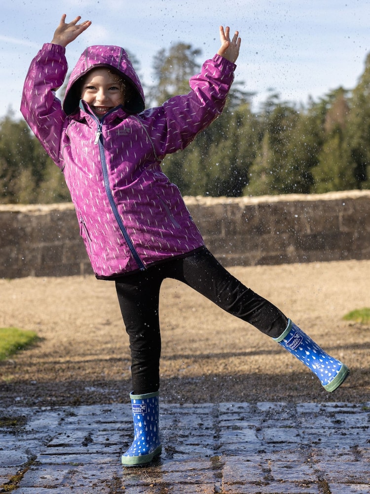 Muddy Puddles Pink Waterproof EcoSplash Jacket - Image 1 of 7 Muddy Puddles Pink Waterproof EcoSplash Jacket - Image 1 of 7
