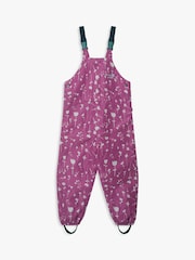 Muddy Puddles Pink Waterproof EcoSplash Dungarees - Image 3 of 4