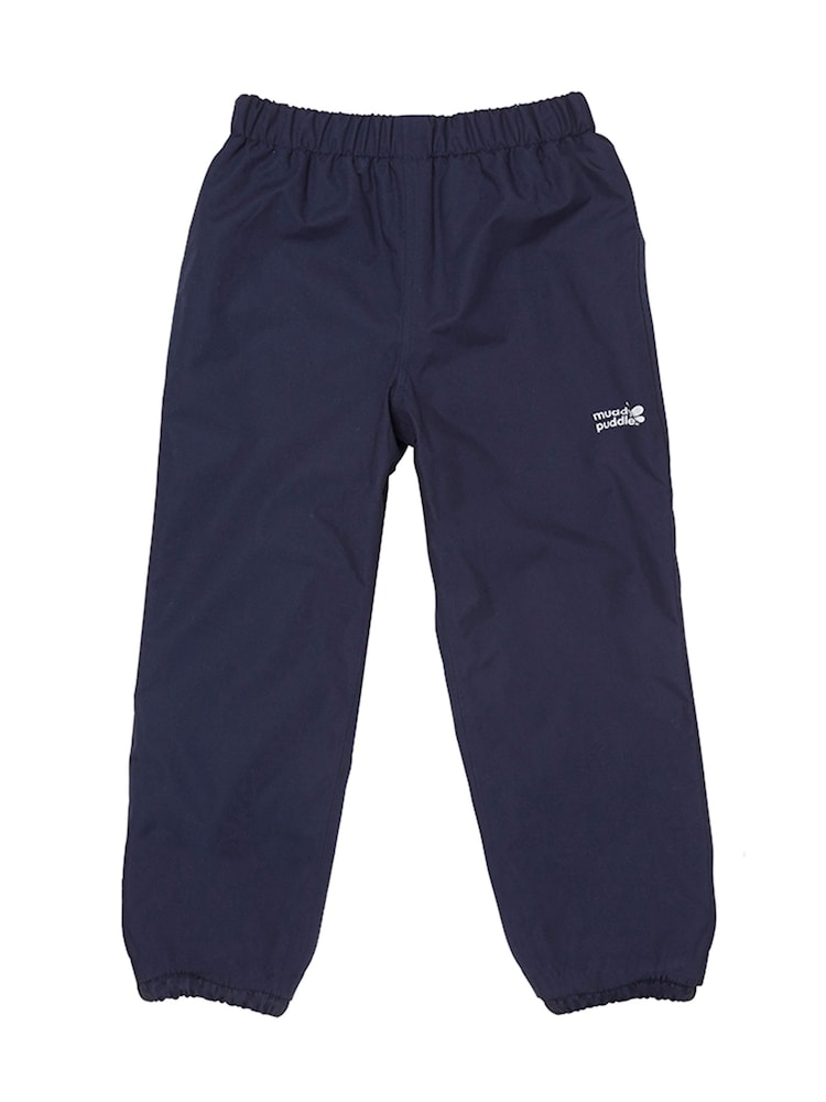 Muddy Puddles Blue Muddy Puddles Waterproof EcoSplash Trousers - Image 2 of 3 Muddy Puddles Blue Muddy Puddles Waterproof EcoSplash Trousers - Image 2 of 3