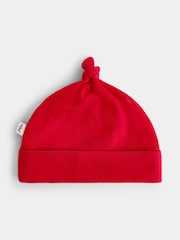 JoJo Maman Bébé Red Reindeer 2-Pack Hat & Bib Set - Image 3 of 7