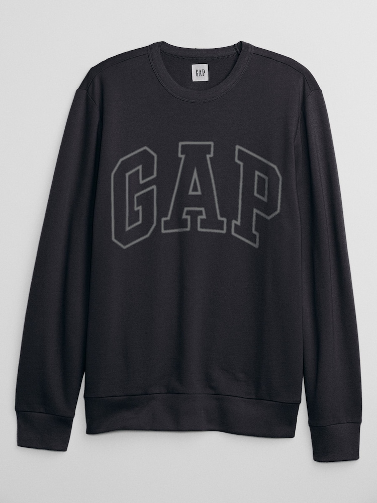 Gap Black Logo Crew Neck Sweatshirt - Image 4 of 4