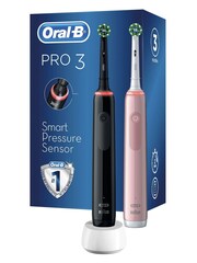 Oral-B Pro 3 3900 Duo Pack (Black & Pink) - Image 1 of 5