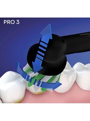 Oral-B Pro 3 3500 Cross Action Black +Travel Case - Image 3 of 5