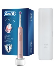 Oral-B Pro 3 3500 3D White & Pink +Travel Case - Image 1 of 5