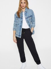 Vero Moda Blue Oversized Denim Jacket - Image 4 of 4