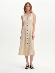 Finery Natural Jillian Stripe Buttonthrough Dress - Image 3 of 5