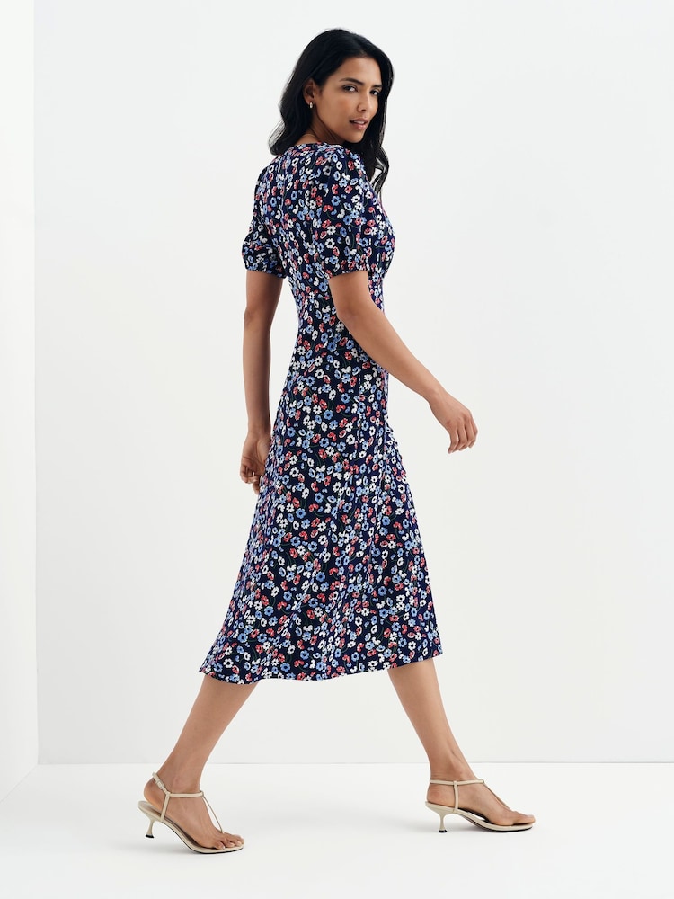 Finery Robyn Button Through Midi Dress - Larawan 5 ng 5