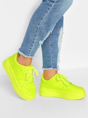 Yours Curve Yellow Extra-Wide Fit Super Chunky Trainer - Image 5 of 5