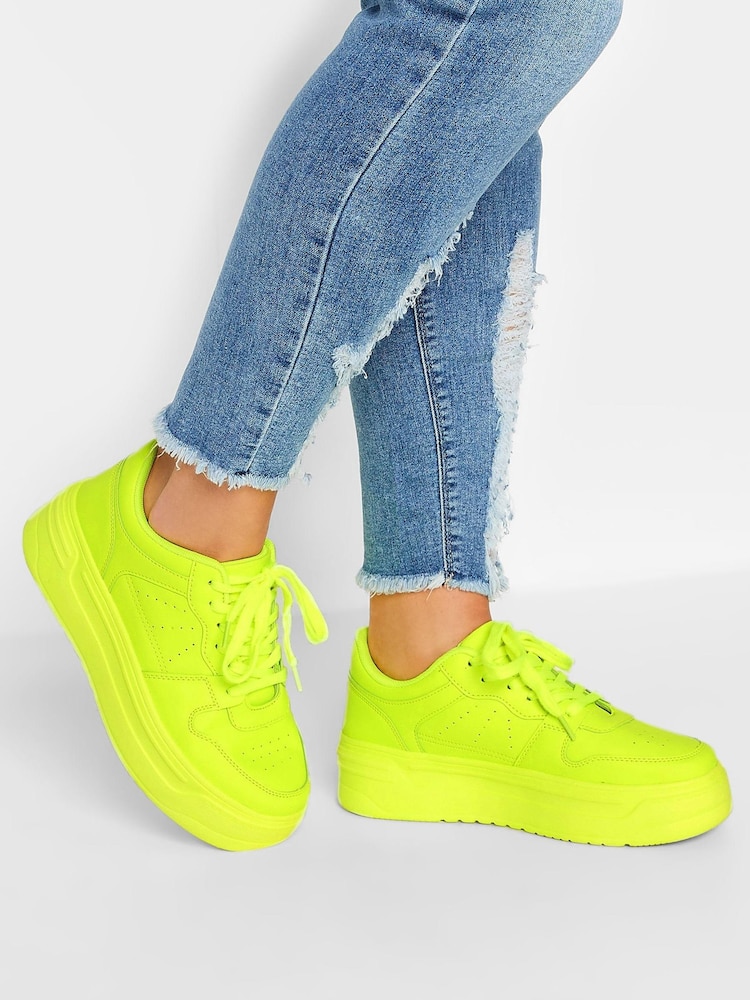 Yours Curve Yellow Extra-Wide Fit Super Chunky Trainer - Image 5 of 5 Yours Curve Yellow Extra-Wide Fit Super Chunky Trainer - Image 5 of 5
