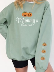 Personalised Pumpkin Family Sweatshirt by Loveabode - Image 1 of 2