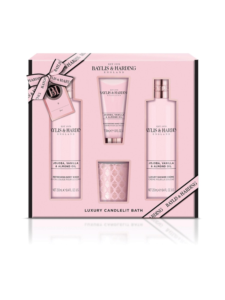 Baylis & Harding Jojoba, Vanilla  Almond Oil Candle Gift Set - Image 1 of 1
