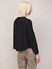 Ro&Zo Black Hi-Lo Hem T-Shirt - Image 2 of 5