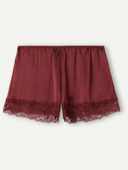 Intimissimi Burgundy Silk Shorts - Image 4 of 5