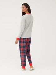 Society 8 Red Bearly Awake Matching Family Bear Christmas PJ Set - Image 2 of 5