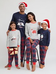 Society 8 Red Bearly Awake Matching Family Bear Christmas PJ Set - Image 5 of 5