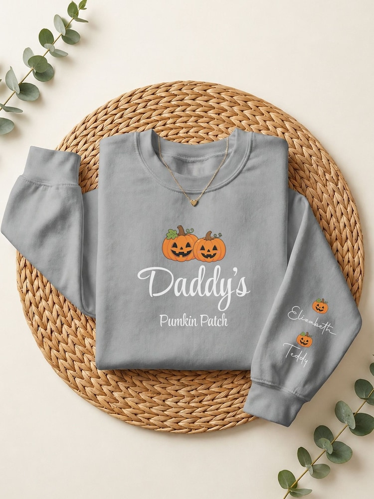 Personalised Pumpkin Family Sweatshirt by Loveabode - Image 2 of 3