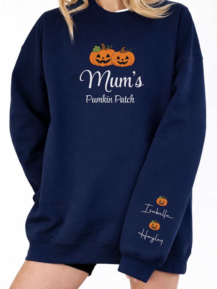 Personalised Pumpkin Family Sweatshirt by Loveabode - Image 1 of 3
