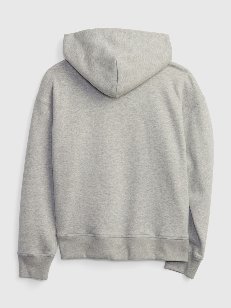 Gap Grey Mini Logo Hoodie (4-13yrs) - Image 2 of 4