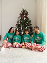 Society 8 Green Elf Matching Family Elf Christmas PJ Set - Image 1 of 5