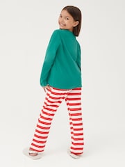 Society 8 Green Elf Matching Family Elf Christmas PJ Set - Image 3 of 5