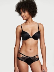 Victoria's Secret Black Lace Cheeky Knickers - Image 1 of 3