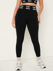 Victoria's Secret PINK Pure Black Seamless High Waist Full Length Leggings - Image 1 of 1