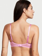 Victoria's Secret Pink Chiffon Unlined Balcony Embroidered Demi Bra - Image 2 of 3
