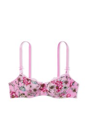 Victoria's Secret Pink Chiffon Unlined Balcony Embroidered Demi Bra - Image 3 of 3
