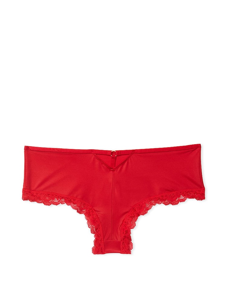 Victoria's Secret Lipstick Red Lace Trim Knickers - Image 4 of 4