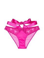 Victoria's Secret Fuschia Frenzy Pink Embroidered Cheeky Knickers - Image 1 of 1
