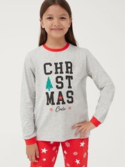 Society 8 Red Christmas Crew Matching Family Christmas PJ Set - Image 4 of 5