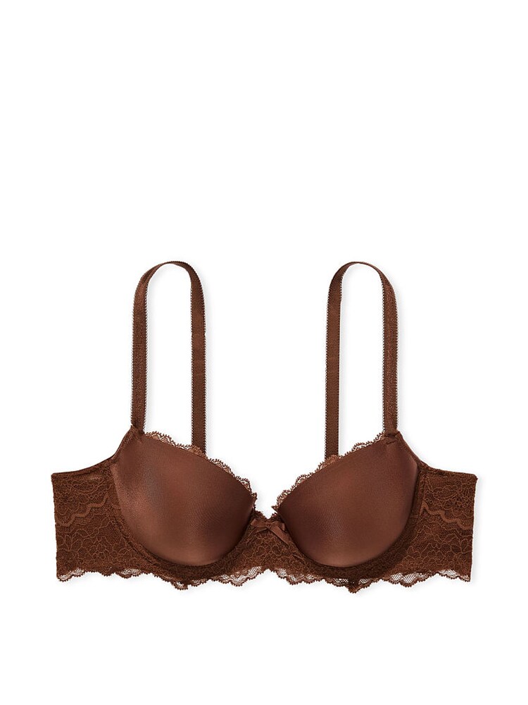 Victoria's Secret Dark Roast Brown Smooth Lightly Lined Demi Bra - Image 1 of 2