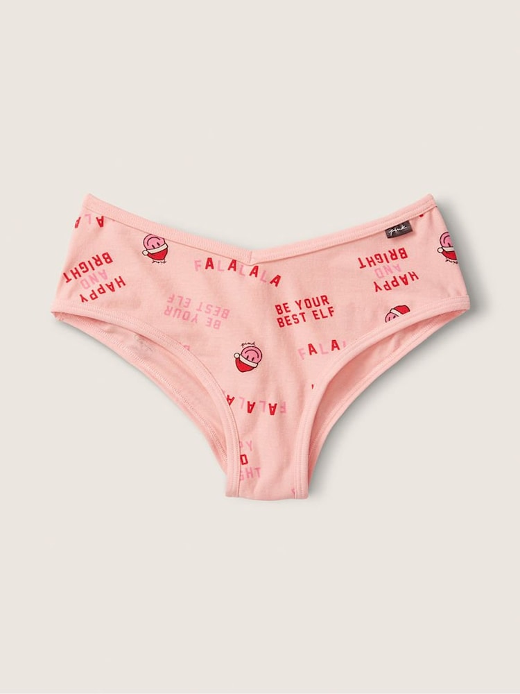 Victoria's Secret PINK Pink Cotton Cheeky Knickers - Image 1 of 1 Victoria's Secret PINK Pink Cotton Cheeky Knickers - Image 1 of 1