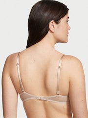 Victoria's Secret Champagne Nude Lace T-Shirt Push Up Bra - Image 2 of 3