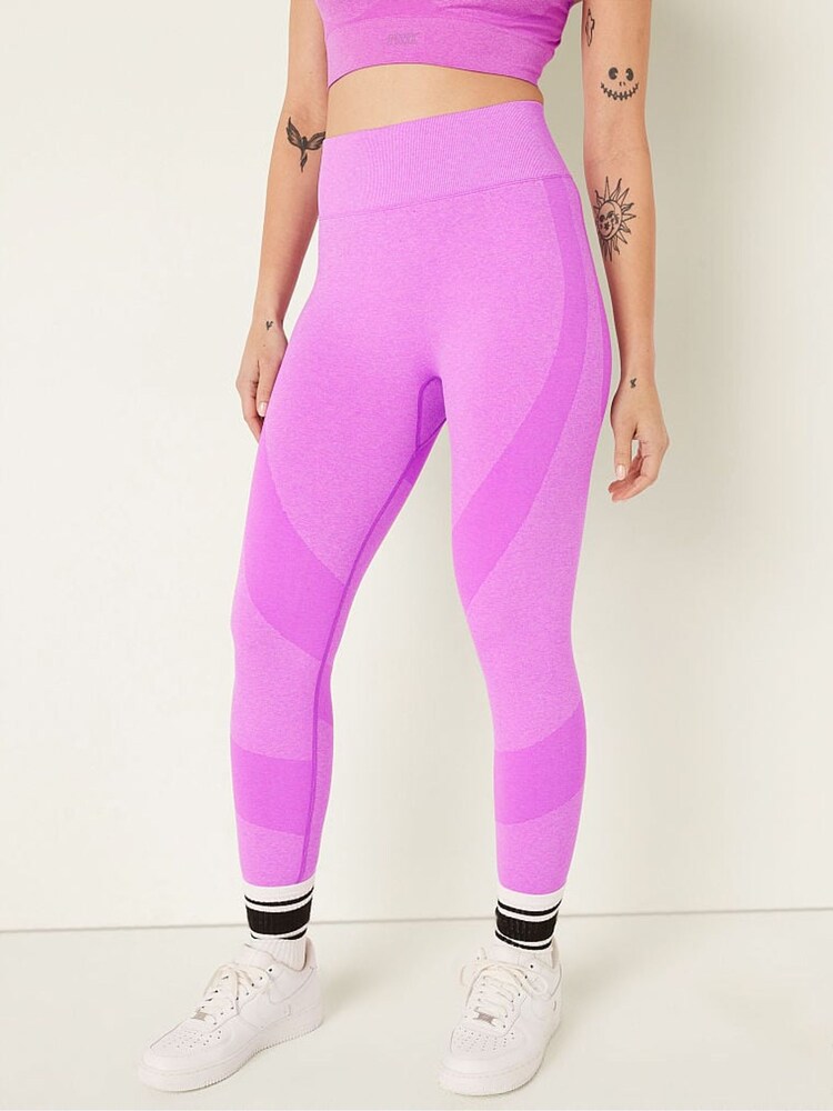 Victoria's Secret PINK House Party Pink Marl Seamless High Waist Legging - Image 1 of 1