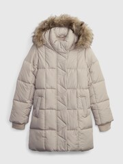 Gap Beige Heavy Weight Parka Coat (4-13yrs) - Image 1 of 2