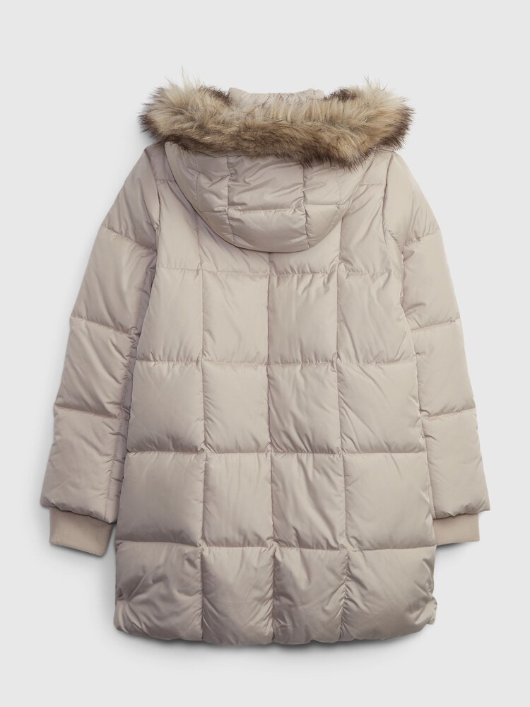 Gap Beige Heavy Weight Parka Coat (4-13yrs) - Image 2 of 2 Gap Beige Heavy Weight Parka Coat (4-13yrs) - Image 2 of 2