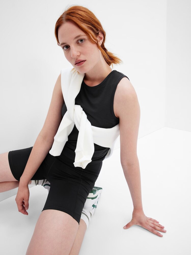 Gap Black Breathable Twist Back Vest - Image 1 of 3