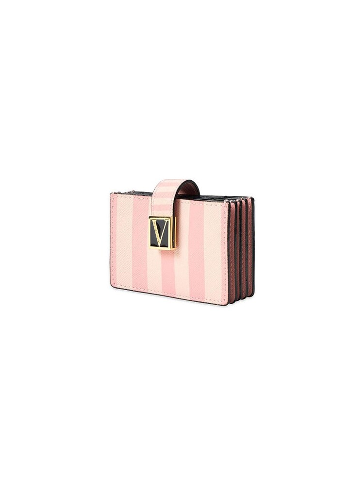 Victoria's Secret Pink Iconic Stripe The Victoria Expandable Card Case - Image 2 of 2