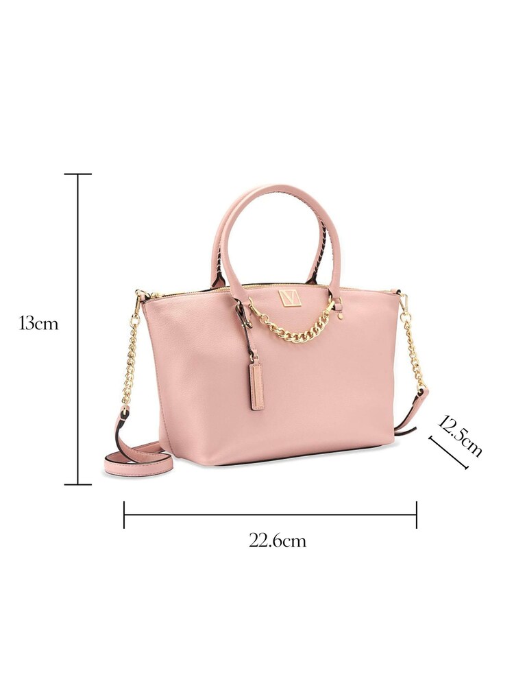 Victoria's Secret Orchid Blush Pink Satchel - Image 4 of 4