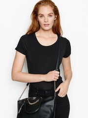 Victoria's Secret Black Lily Satchel - Image 2 of 6