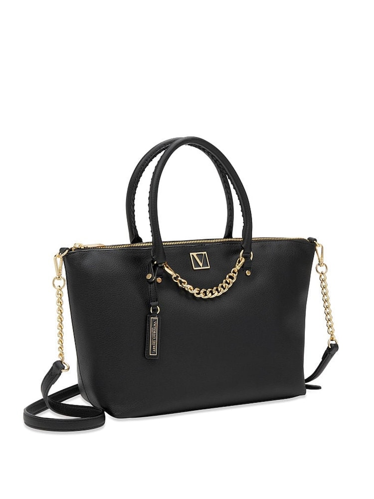 Victoria's Secret Black Lily Satchel - Image 2 of 3