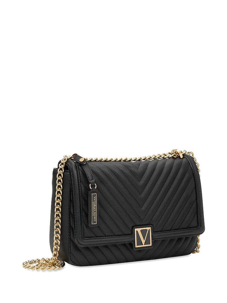 Victoria's Secret Black Lily Medium Shoulder Bag - Image 2 of 5