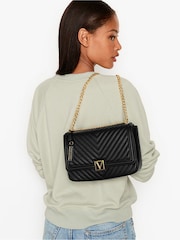 Victoria's Secret Black Lily Medium Shoulder Bag - Image 4 of 5